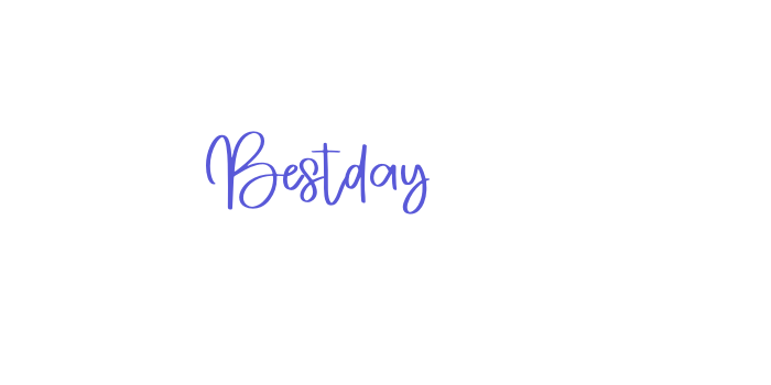 Bestday Font