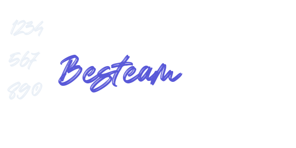 Besteam font