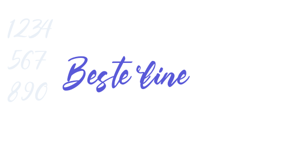 Besterline font