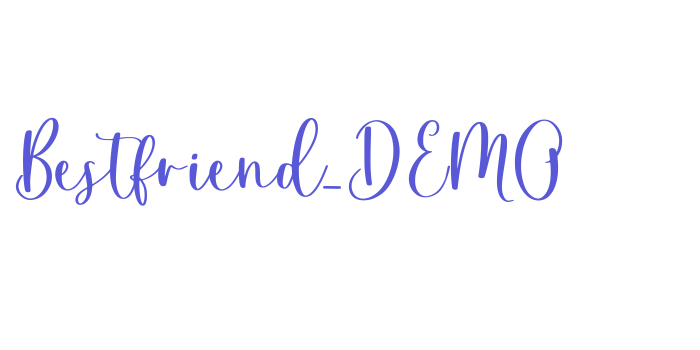 Bestfriend_DEMO Font Download