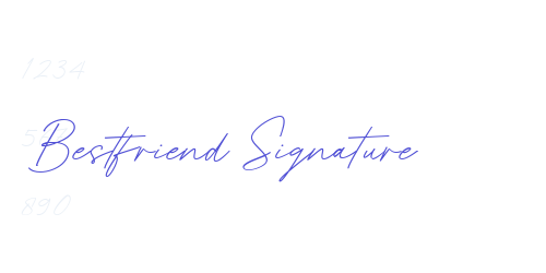 Bestfriend Signature-font-download