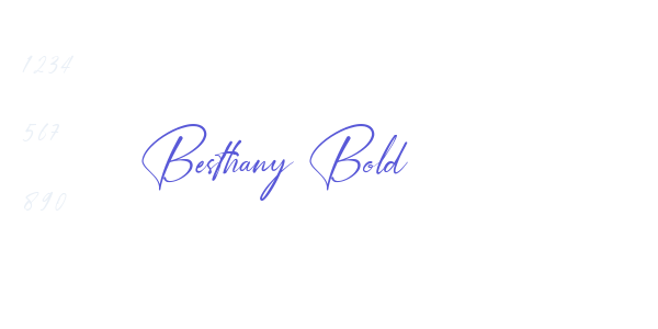 Besthany Bold font