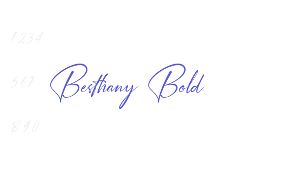 Besthany Bold font free