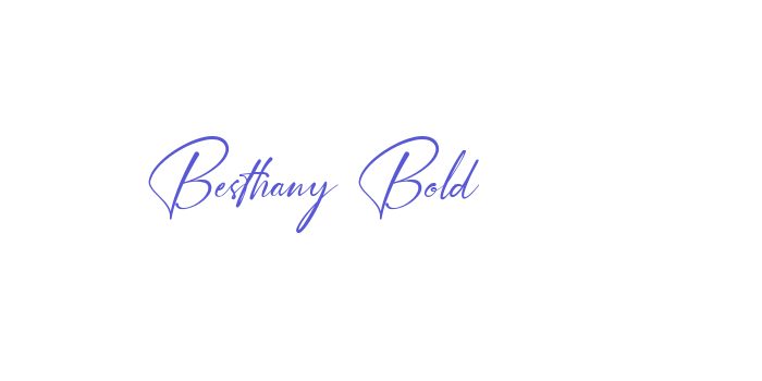 Besthany Bold Font