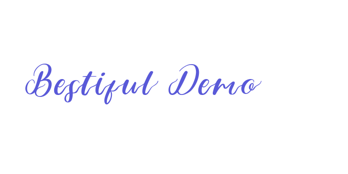 Bestiful Demo Font Download