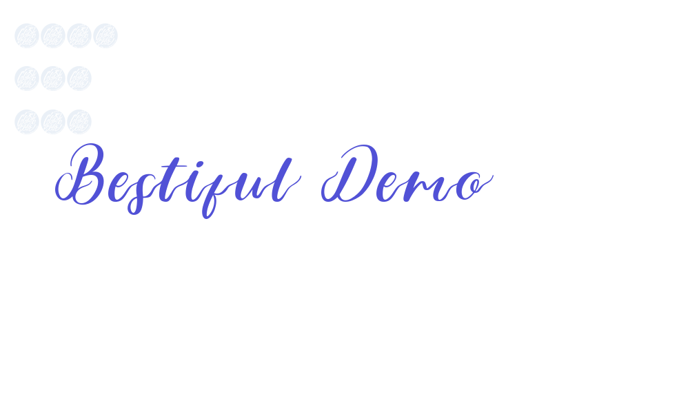 Bestiful Demo-font-download