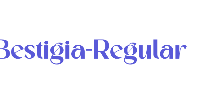 Bestigia-Regular Font Download