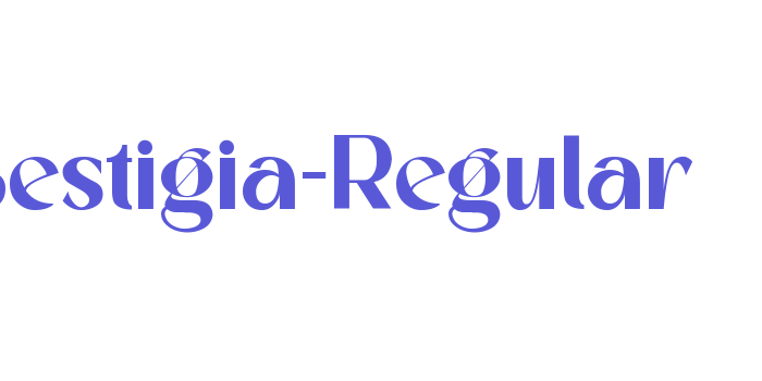 Bestigia-Regular Font