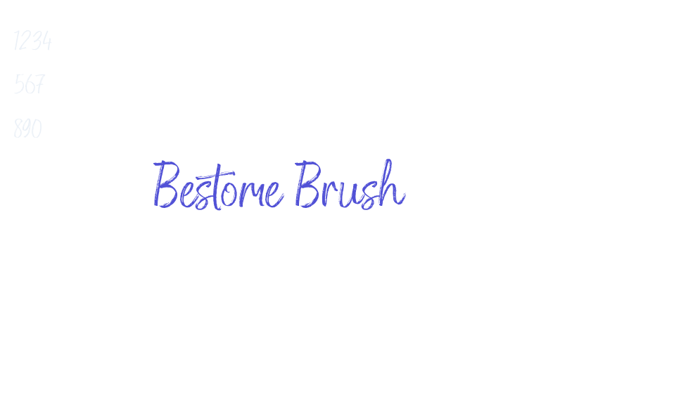 Bestome Brush-font-download