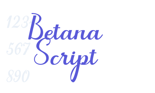 Betana Script Font Download