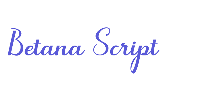 Betana Script Font