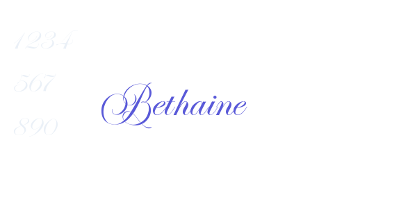 Bethaine font free