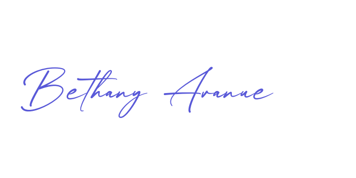 Bethany Avanue Font