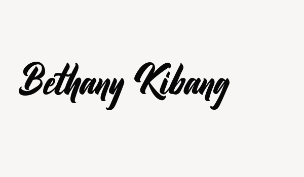 Bethany Kibang Font