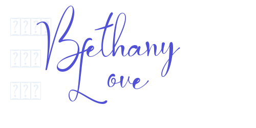 Bethany Love-font-download