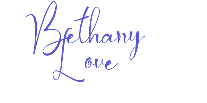 Bethany Love Font