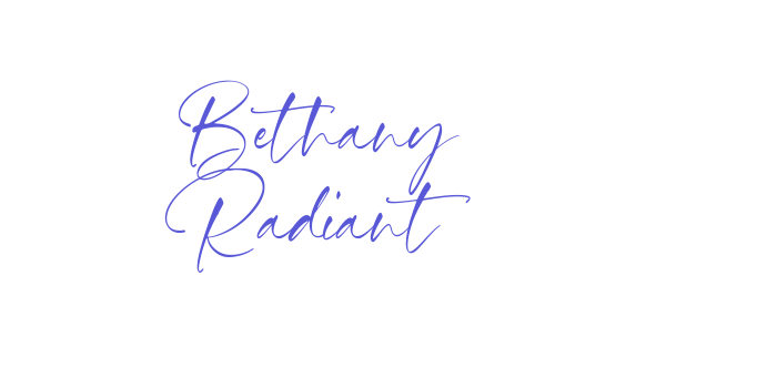 Bethany Radiant Font Download