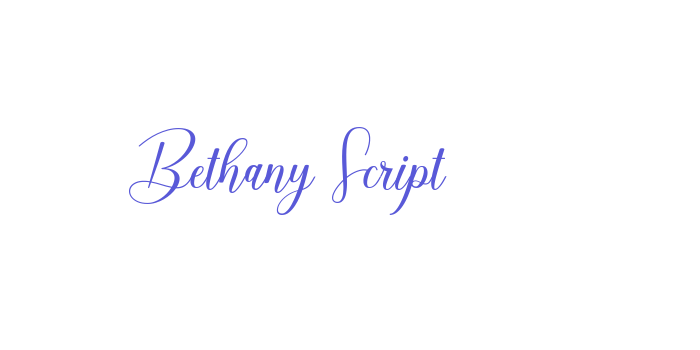 Bethany Script Font Download