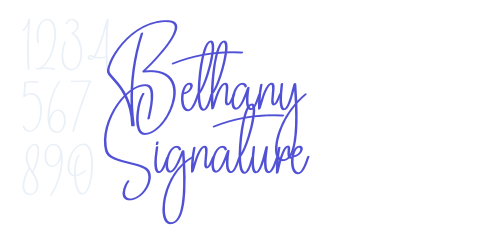 Bethany Signature-font-download