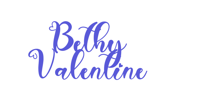 Bethy Valentine Font