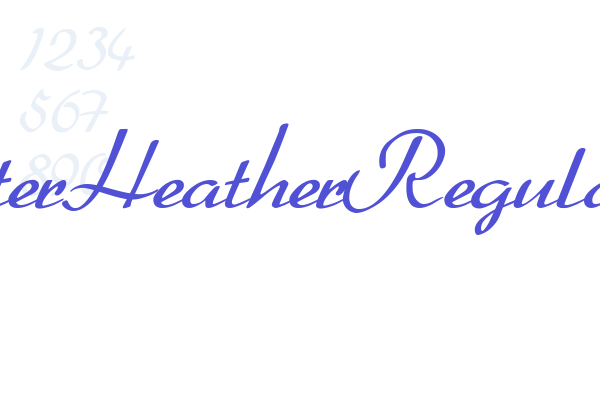 BetterHeatherRegular Font Download