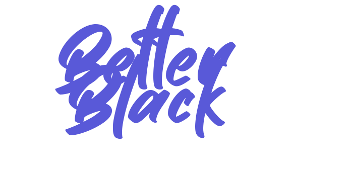 Better Black Font Download