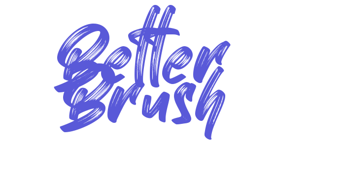 Better Brush Font Download