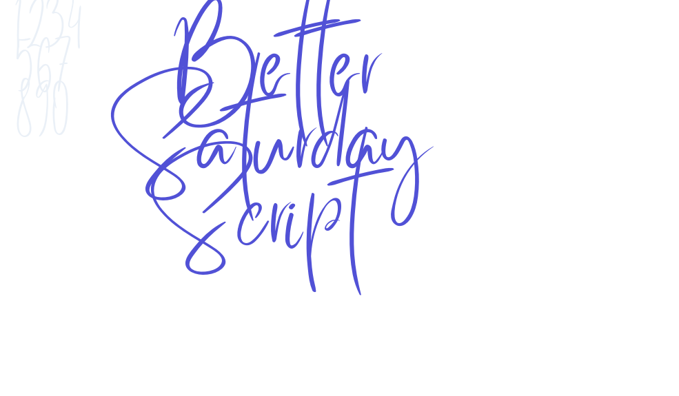 Better Saturday Script-font-download