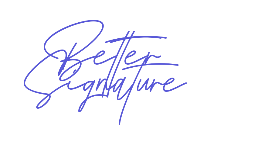 Better Signature Font Download