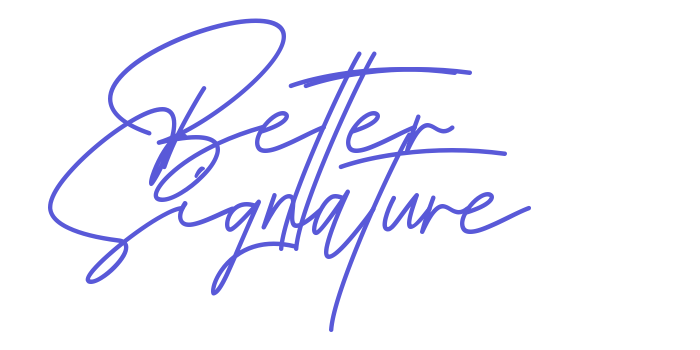 Better Signature Font Download