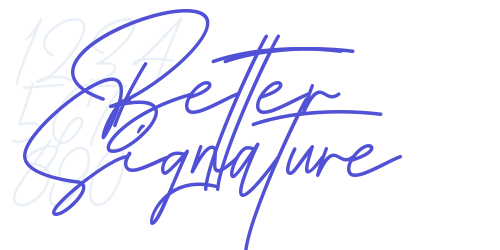 Better Signature-font-download
