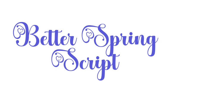 Better Spring Script Font Download