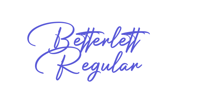 Betterlett Regular Font Download