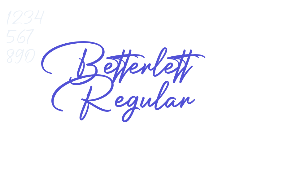 Betterlett Regular-font-download