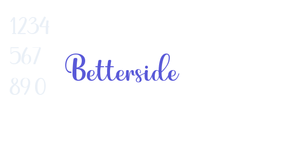 Betterside font free