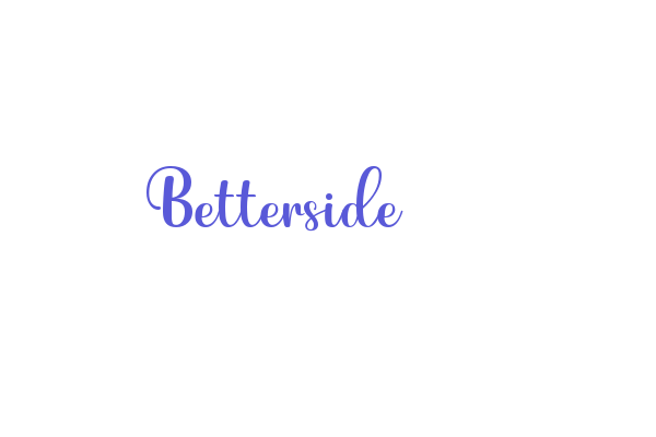 Betterside Font