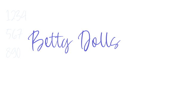 Betty Dolls font free