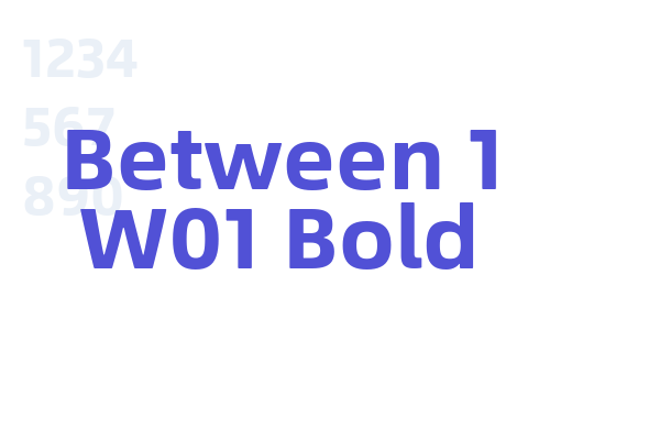 Between 1 W01 Bold