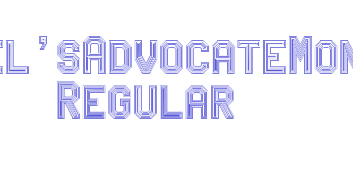 Bevel’sAdvocateMono Regular Font