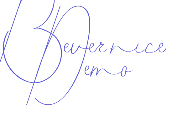 Bevernice Demo Font