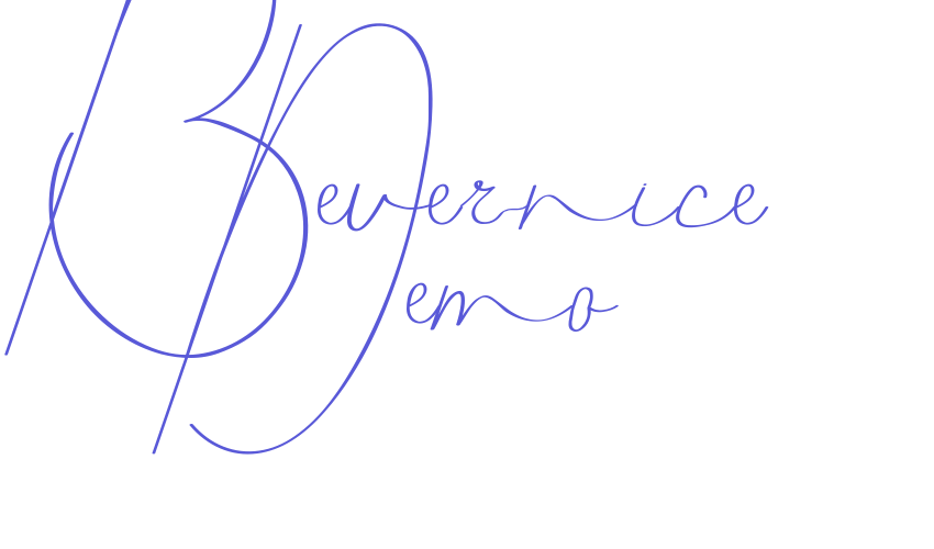 Bevernice Demo Font Download