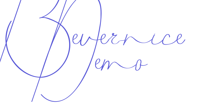 Bevernice Demo Font Download