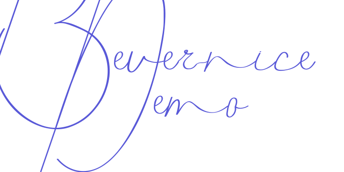 Bevernice Demo Font