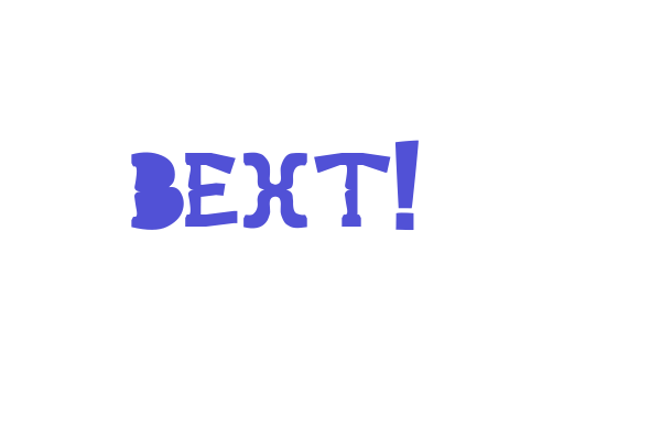 Bext! Font Download