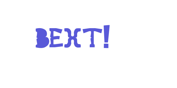 Bext! Font Download