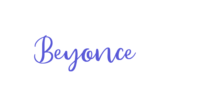 Beyonce Font