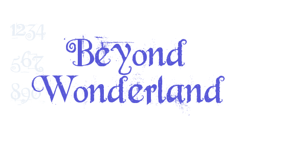 Beyond Wonderland font free