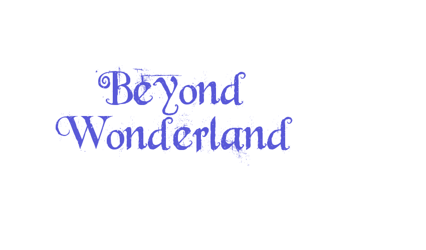 Beyond Wonderland Font Download