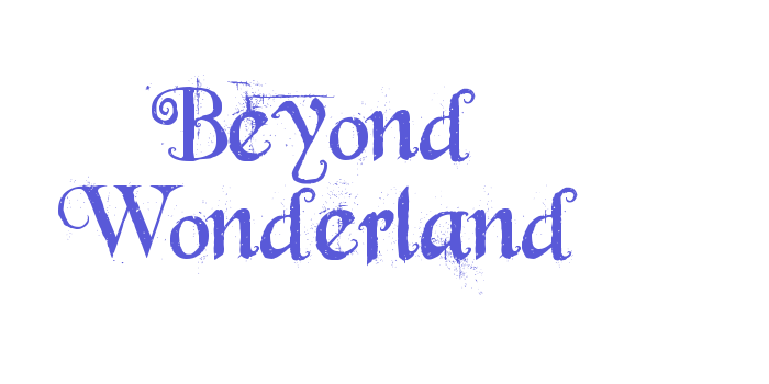 Beyond Wonderland Font