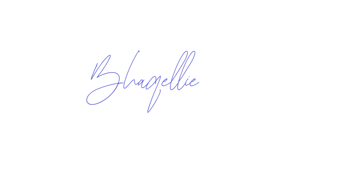 Bhaqellie Font